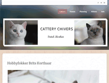 Tablet Screenshot of catterychivers.com